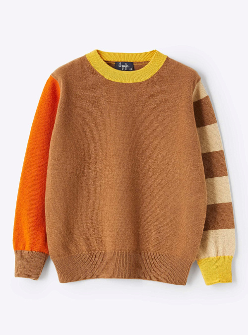 IL GUFO Свитер рукав полоска