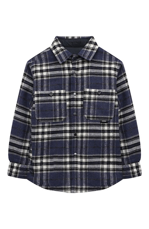 ASPESI Рубашка для мальчика, утепленная, в клетку