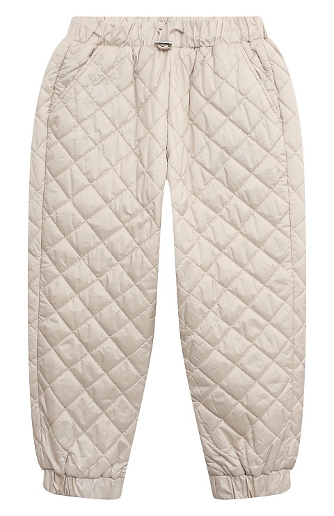 IL GUFO Джоггеры для девочки, утепленные