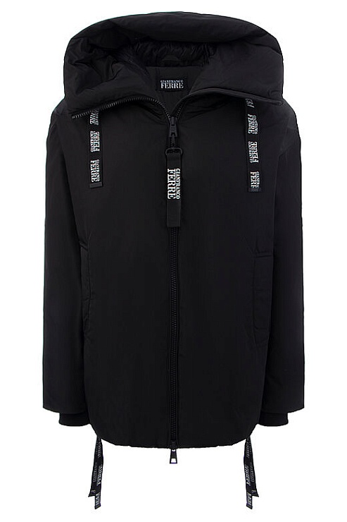 GIANFRANCO Куртка женская пуховая, вышитый логотип на спине