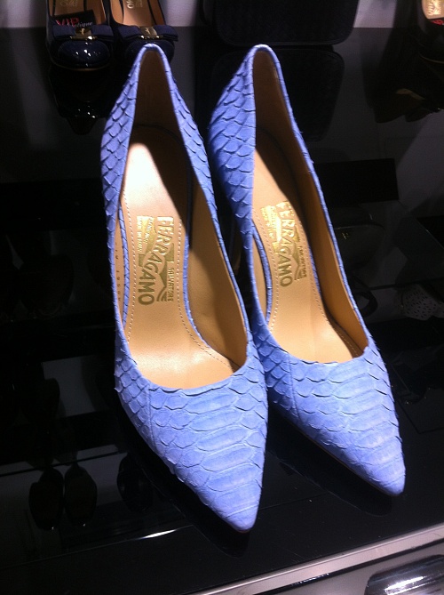 Salvatore Ferragamo Туфли женские, кожа питон