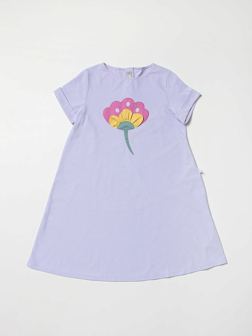 IL GUFO Платье из трикотажа с аппликацией