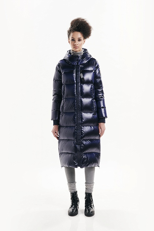 Gianfranco Стеганый женский пуховик с капюшоном